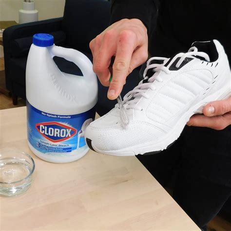 solution for cleaning white shoes.